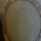 Old wrought iron and opaline night light lamp