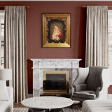 17th century Flemish oil on panel painting, Madonna and Child