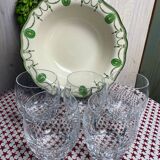 Set of 5 crystal cups