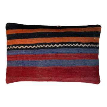 Housse de coussin vintage turque faite à la main, 30 x 50 cm