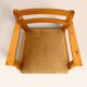 Mid-century armchair in blonde beech