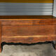 French provincial chest in carved and pegged solid oak, 18th century.