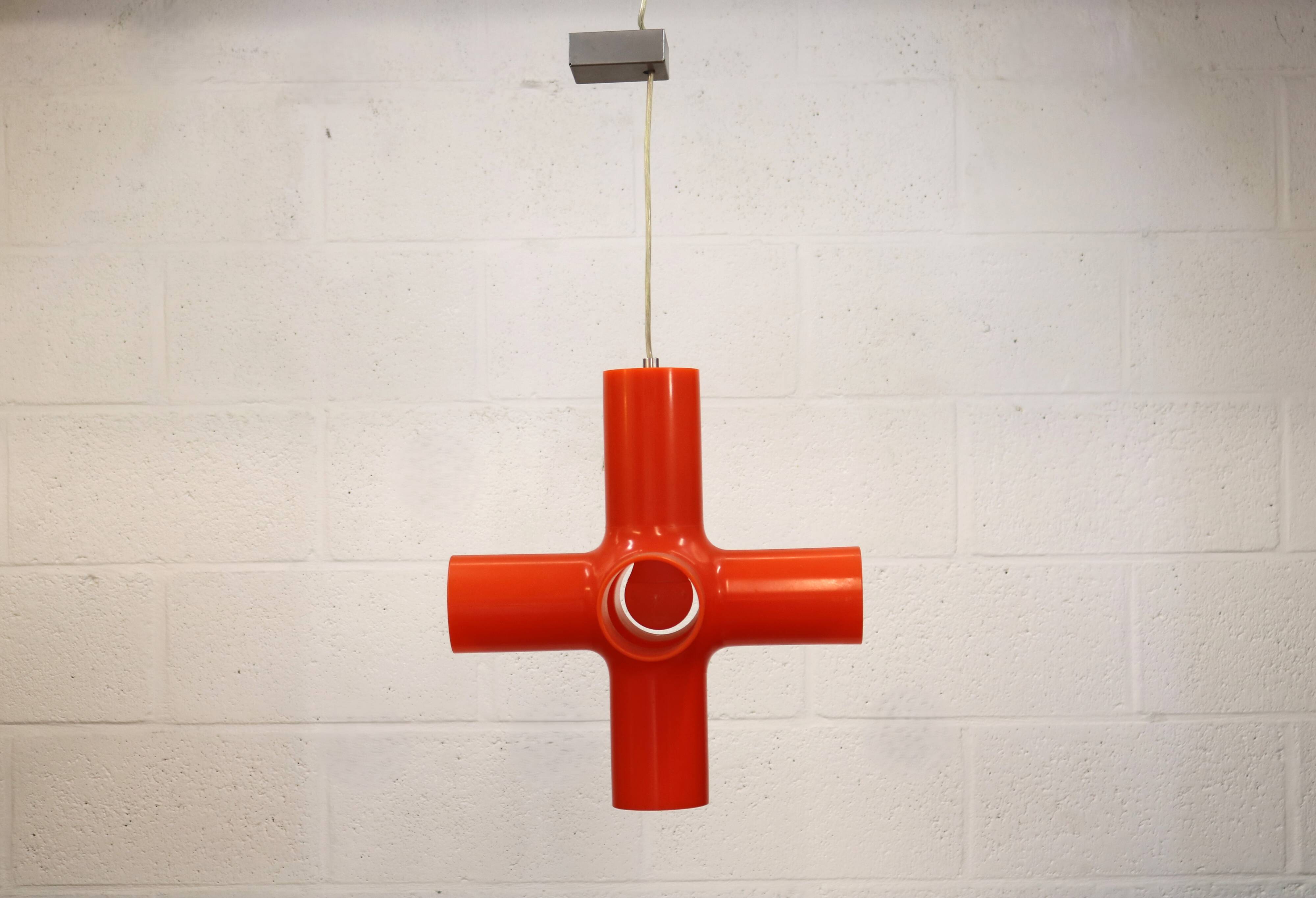 Suspension Jan Melis & Ben Oostrum pour Dark - Modèle « Crosslight » - Années 90, Pays-Bas