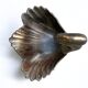 Bronze swan trinket dish bohemian chic trinket dish