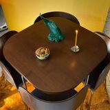 Fusion table and four chair set, vintage Ikea, 1990