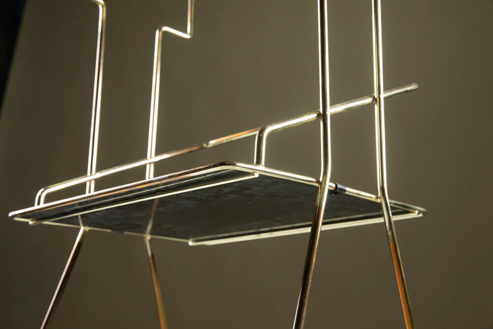 Accent furniture in gilded metal