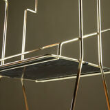 Accent furniture in gilded metal