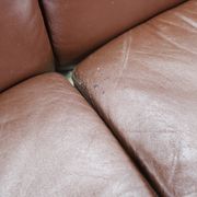 Design Leather Folding Sofa by Arch. Spicka, 1970s, Czechoslovakia