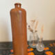 Vintage MKT ocher stoneware bottle