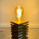 Vintage wooden lamp, L'Alpin chez lui