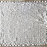 Antique damask tablecloth and its 10 napkins - 220x150 - Métis