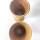 Pair of stoneware mazagrans, 1970