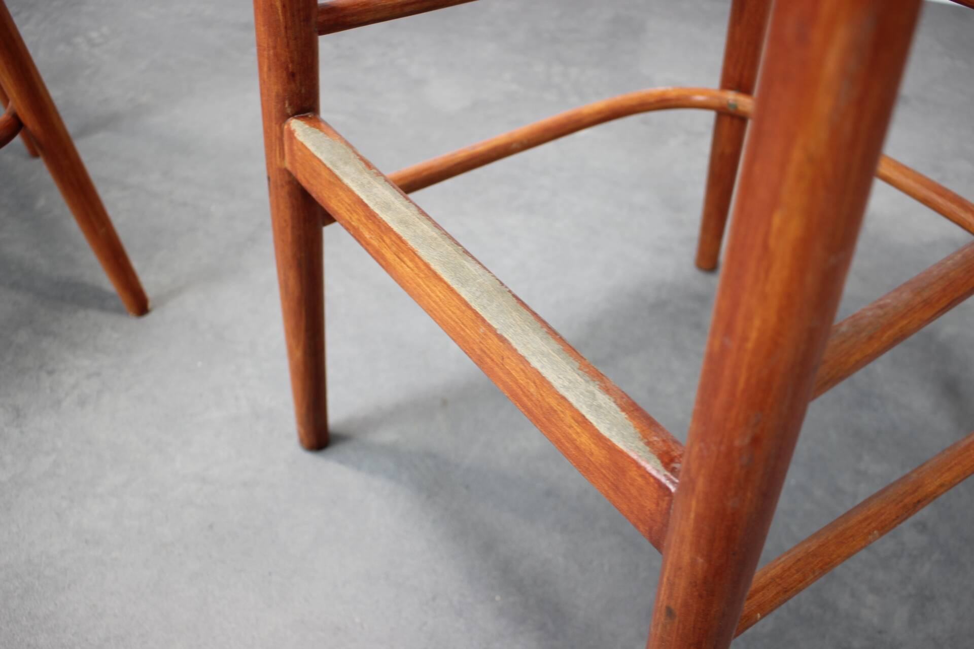 Set of 2 Vintage Bar Stools by TON, 1980