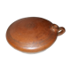 Flat stoneware dish