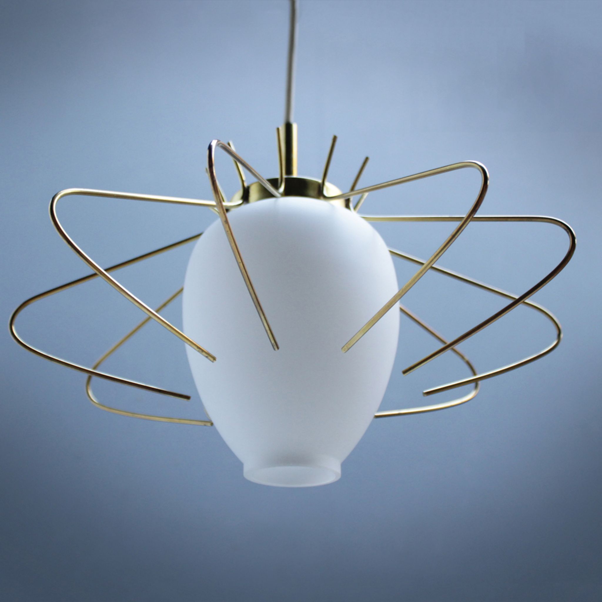 Mid-Size French Spider hanging in the Style of Arredoluce