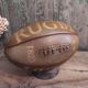 Vintage leather rugby ball
