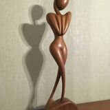 Walnut wood sculpture