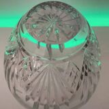 Vintage Crystal Balloon Vase Height 28cm