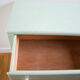 Commode vintage vert d'eau