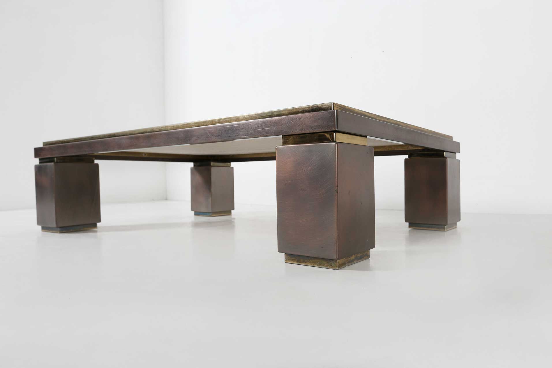Travertine coffee table by Belgo Chrom