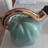 Apple-shaped liqueur pourer signed