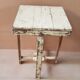 Pedestal table - piece of Square Art Deco sofa in Burmese teak