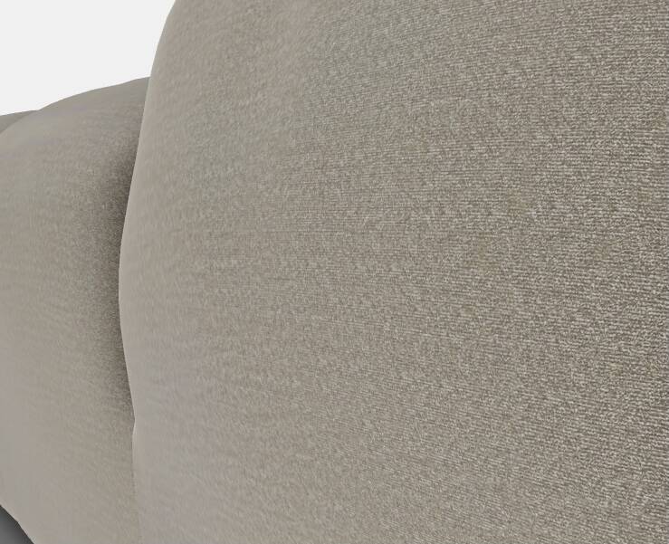 High-end gray sofa Maralunga by Vico Magistretti for Cassina
