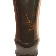 Beautiful Chinese lask vase decorated with Japanese fish