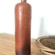 Set of 5 antique glazed stoneware bottles