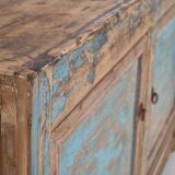 Ancien buffet de salle à manger bleu ciel (vers 1920)
