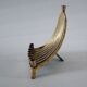 Vintage Menorah 9 Candle Mid Century Brass Peacock Waterfall