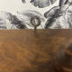 Turned wooden shelf