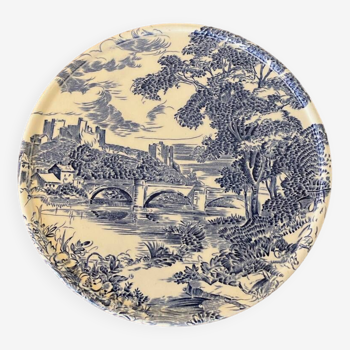 Dessous de plat en faïence de Gien - Enoch Wedgwood années 1960