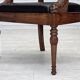 1920-30s, set of 2 armchairs, design after Georges Jacob, carved teak wood.