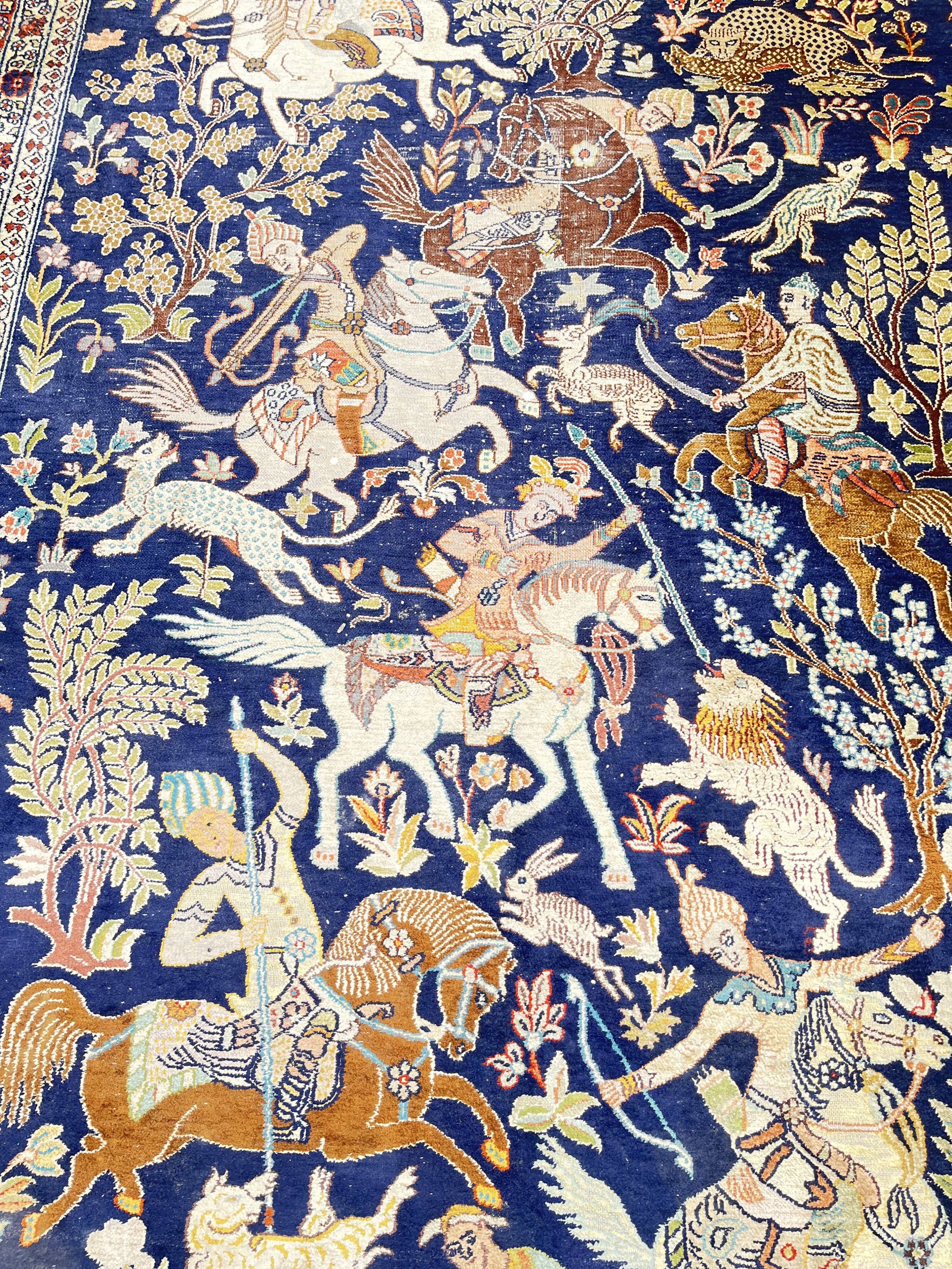 Kashmir Silk Oriental Rug India - Size: 2.20 X 1.50 Metres "Galerie Sardje"