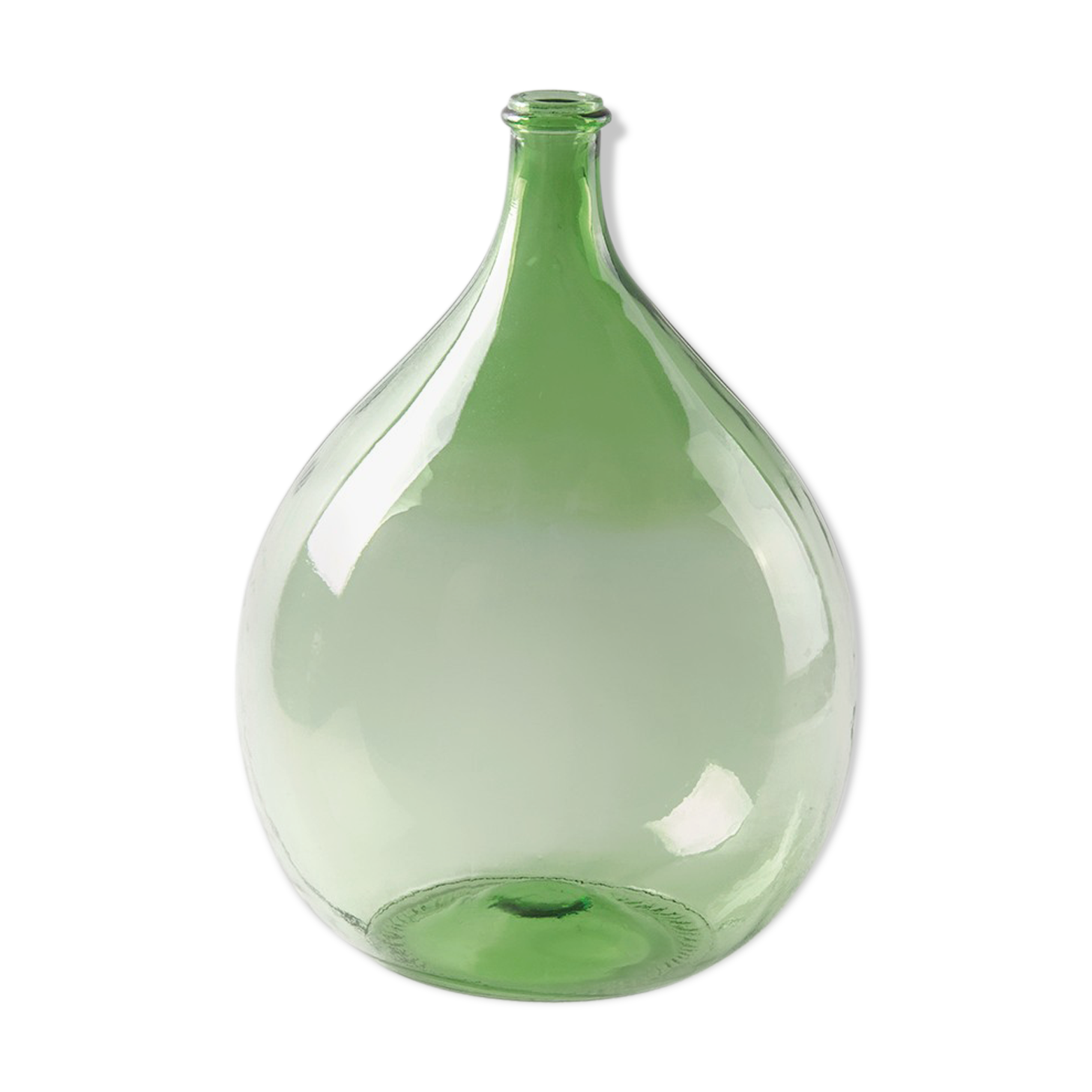 Dame jeanne vintage en vert