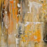 Abstract painting table