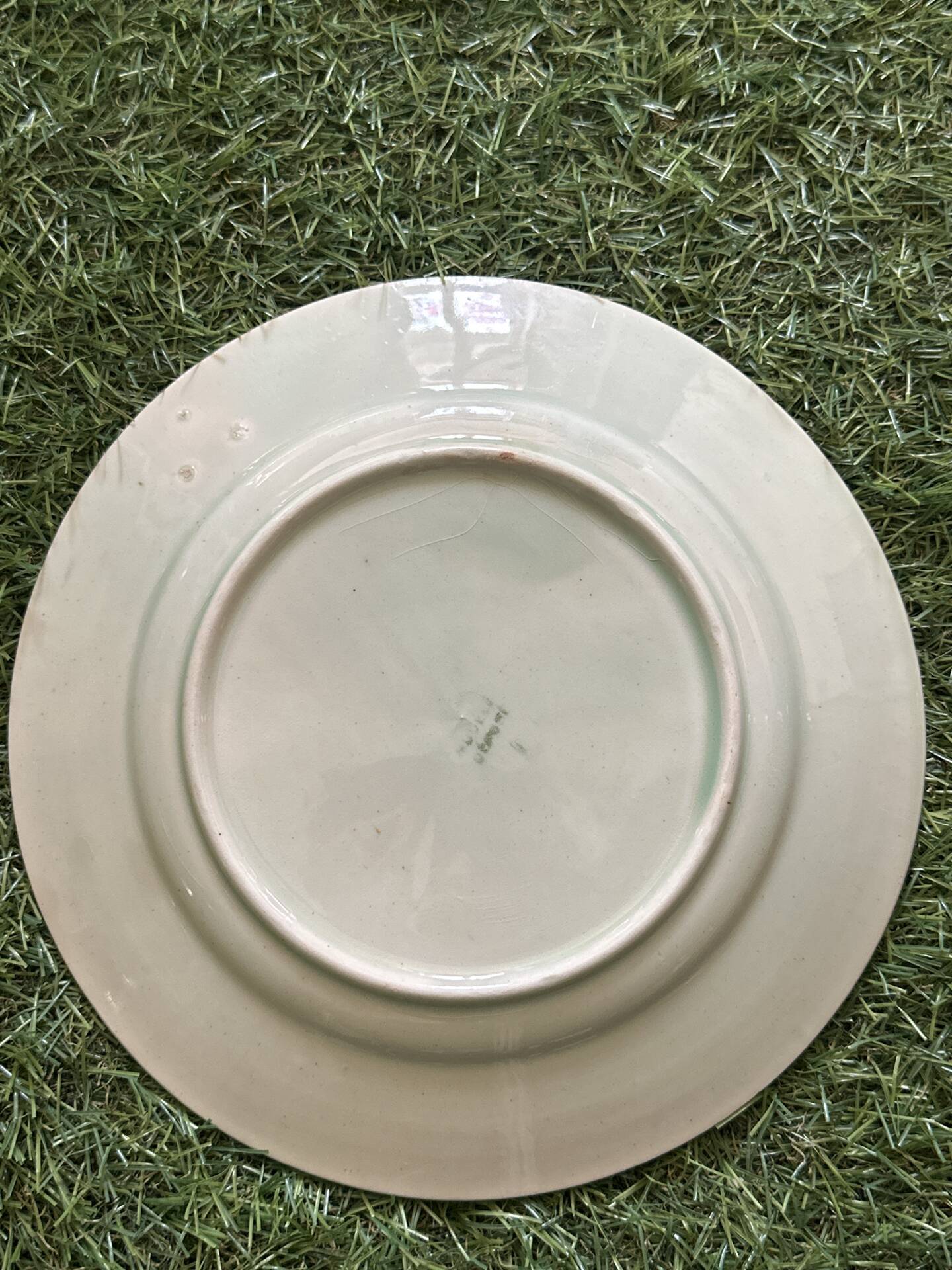 Ensemble de 4 Assiettes à dessert en Barbotine