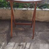 Table Bateau teck ovale bois repliable 1970 Table d'appoint en bois vendue à l'unité