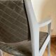 Paire de fauteuils gris style scandinave