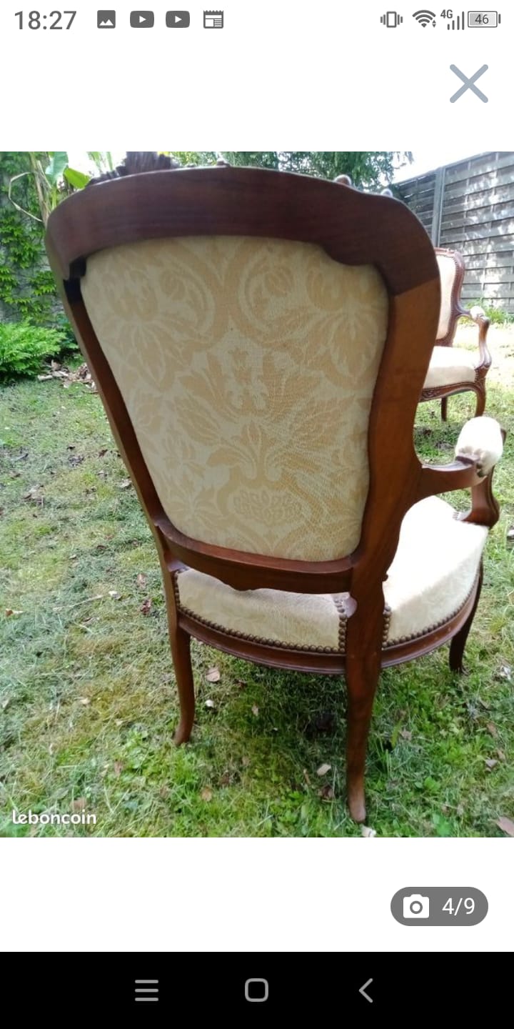 Salon XIXe de style Louis XV