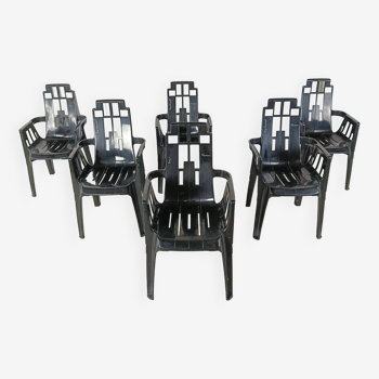 Boston Chairs by Pierre Paulin for Henry Massonnet, 1988, Set of 6