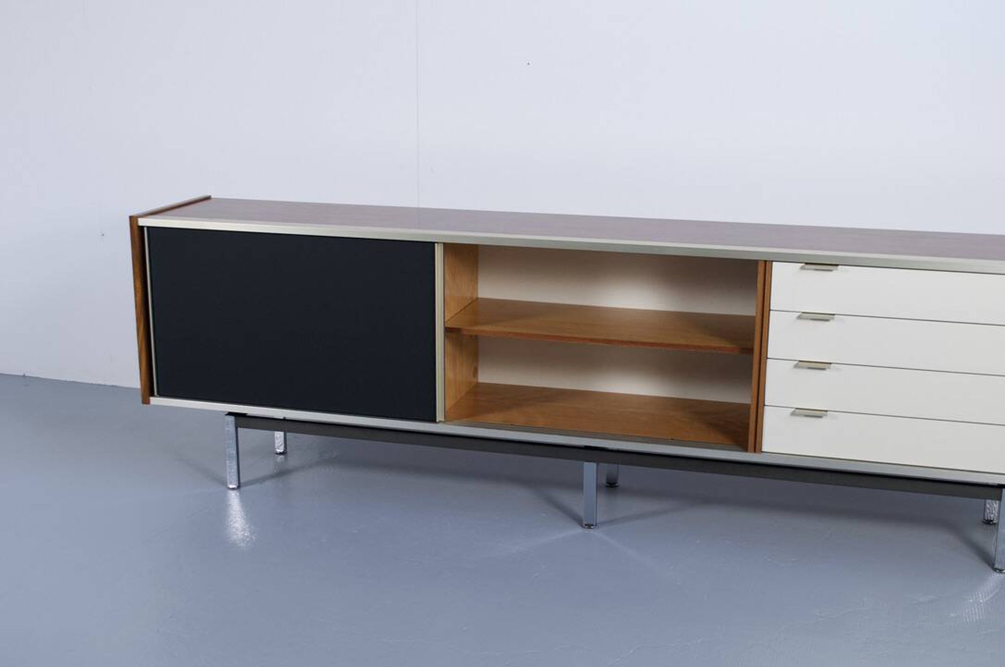 Enfilade en teck Georges Frydman édition EFA, 1963