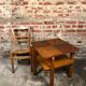 1950 Oak Side Table and Brutal Oak Veneer