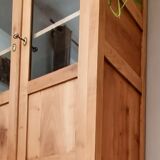 Solid wood display case