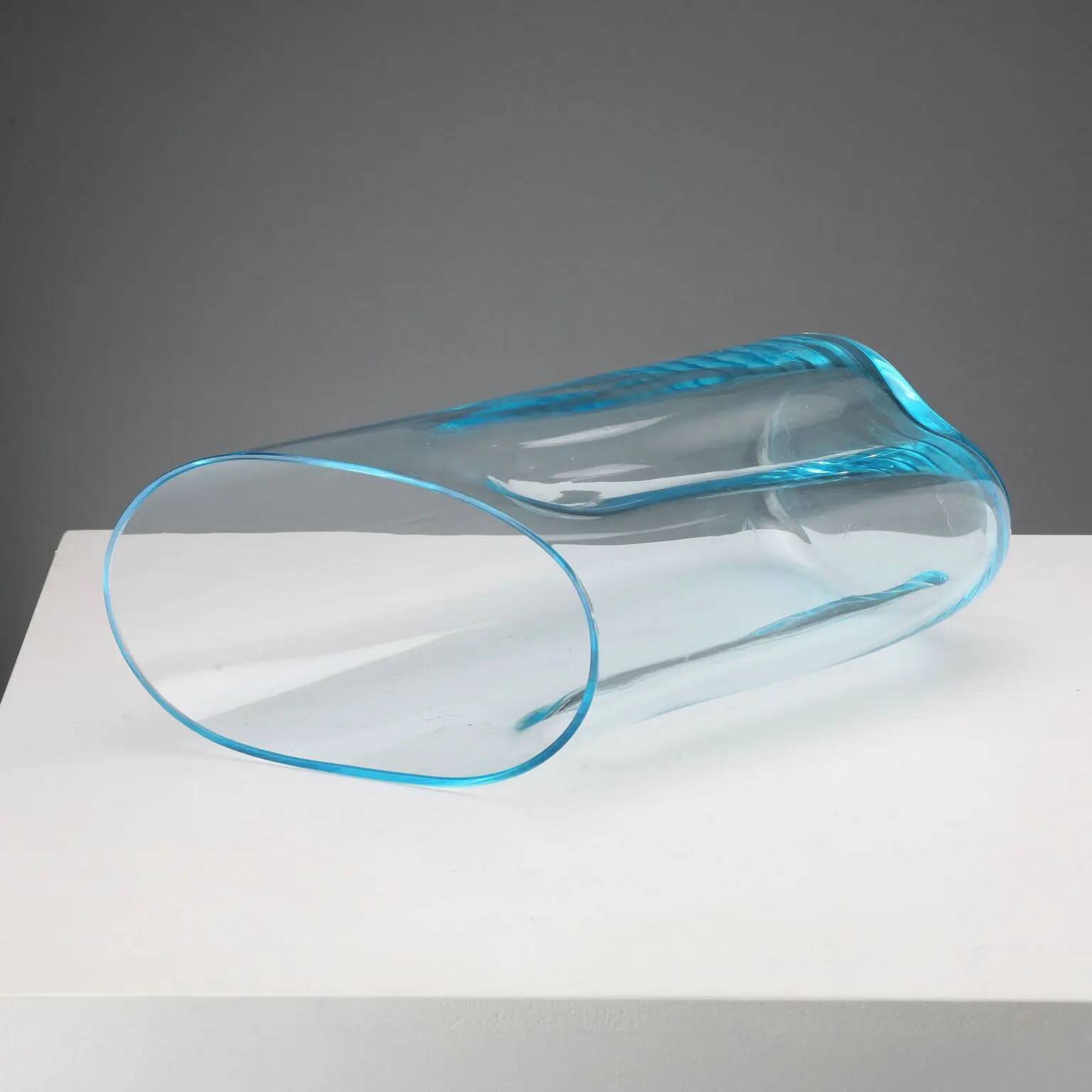Vintage Cenedese & Albarelli glass vase, Italy, 1980s