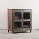 Buffet vintage en bois vert