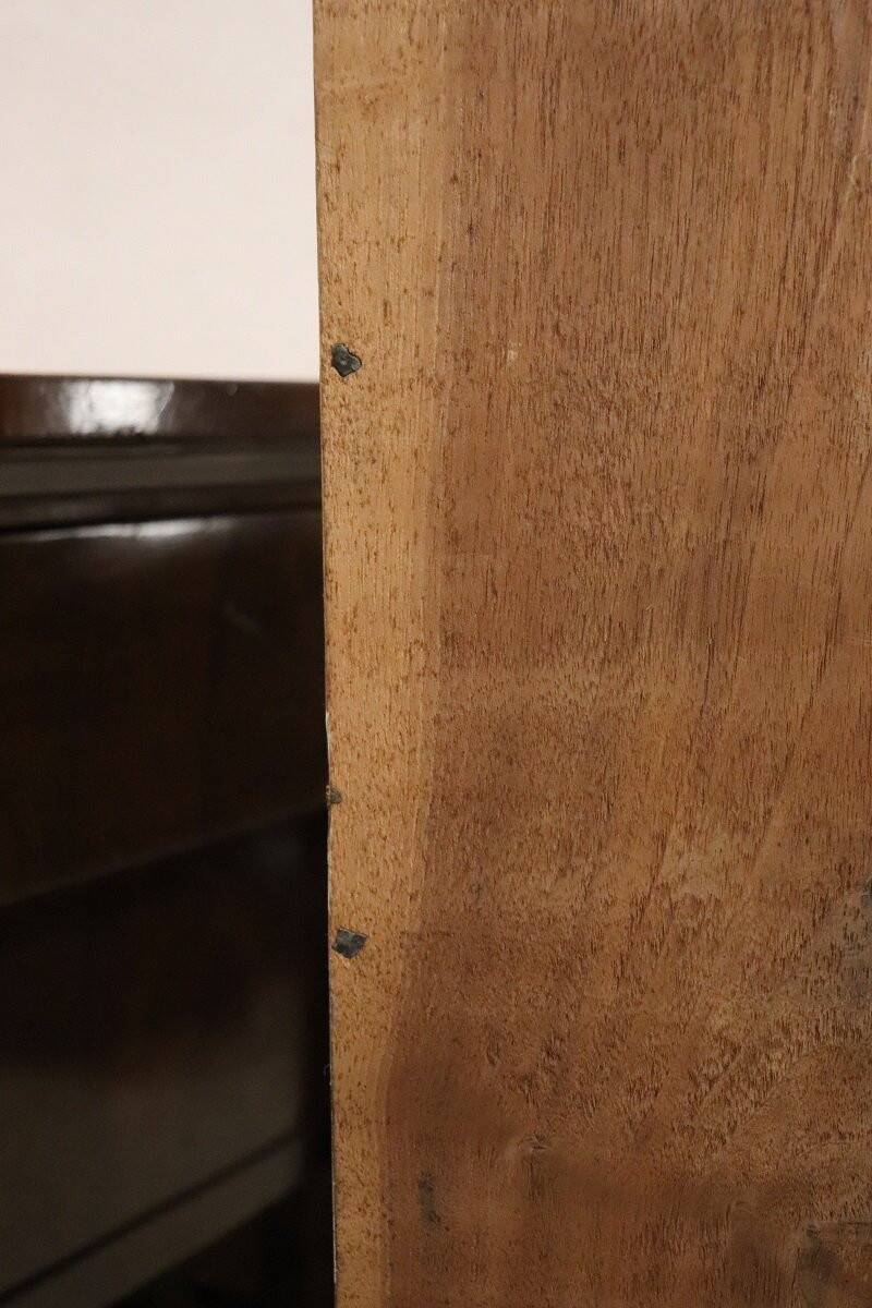 Commode antique Empire en noyer, Italie, début du XIXe siècle