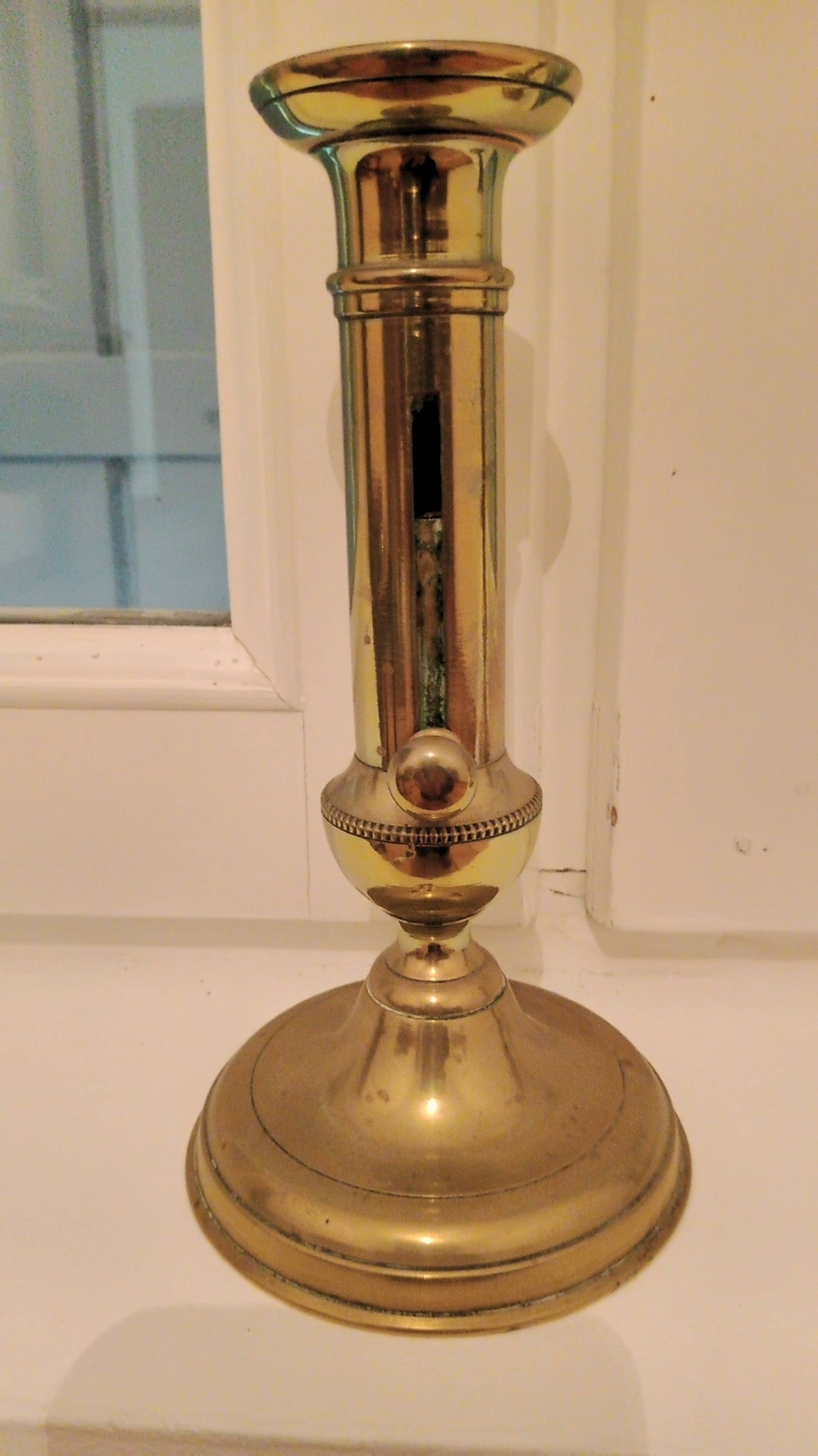 Brass candle holders