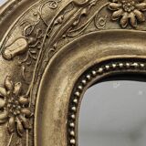 Miroir ancien trumeau doré Louis Philippe